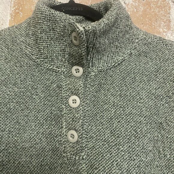 Balance Collection Womens Green Knit Sweater Size Small - Picture 5 of 12